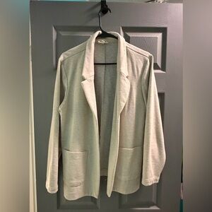 Maurices Women's Beige Open Front Blazer